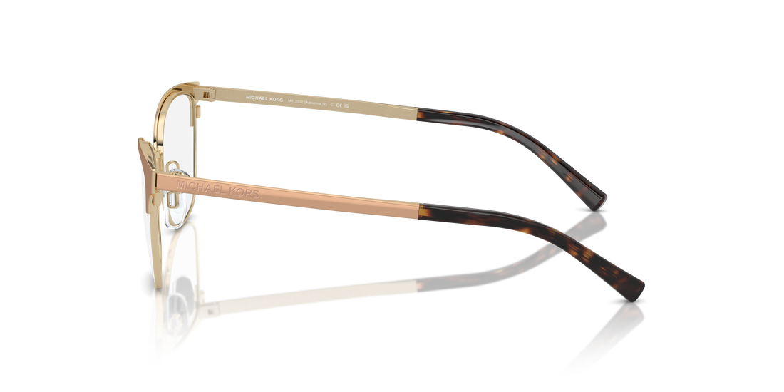 Lunettes de vue michael kors mk3012 adrianna iv 1213 cobre cat eye femenina taille 49mm - Vue détaillée