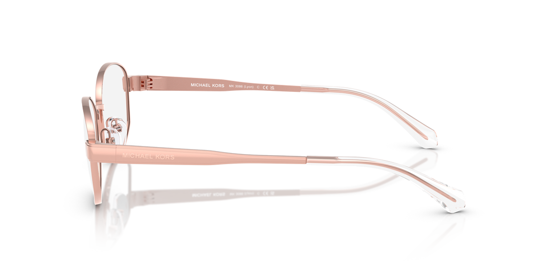 Lunettes de vue michael kors mk3086 lyon 1108 oro oval femenino taille 53mm - Vue détaillée