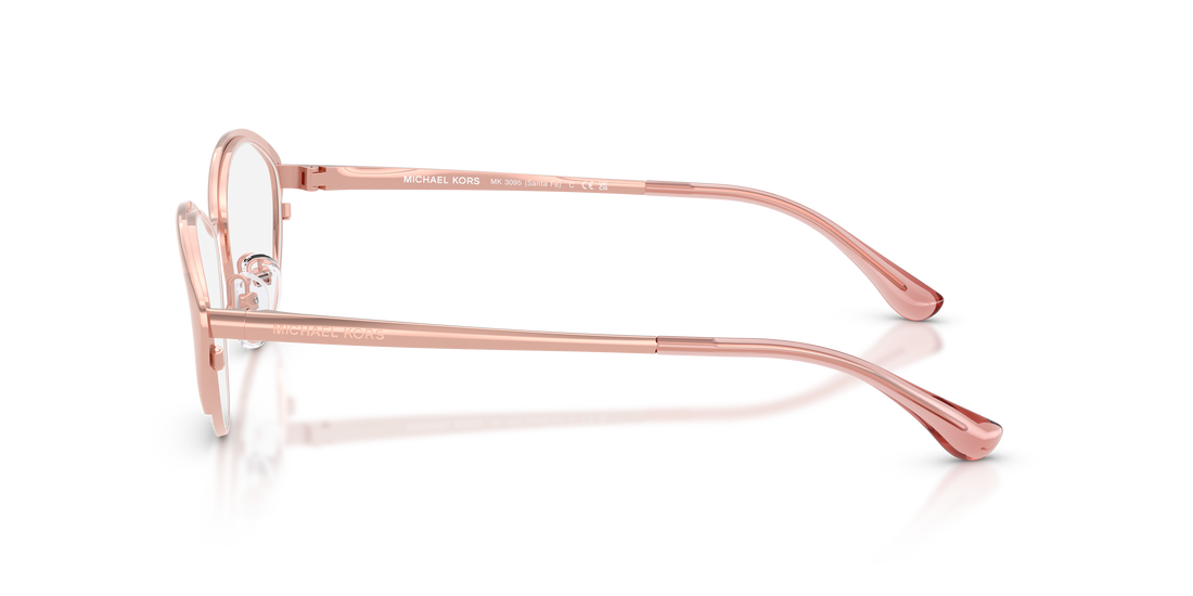 Gafas graduadas michael kors mk3095 santa fe 1108 dorado oval femenino talla 55mm - Vista de detalle