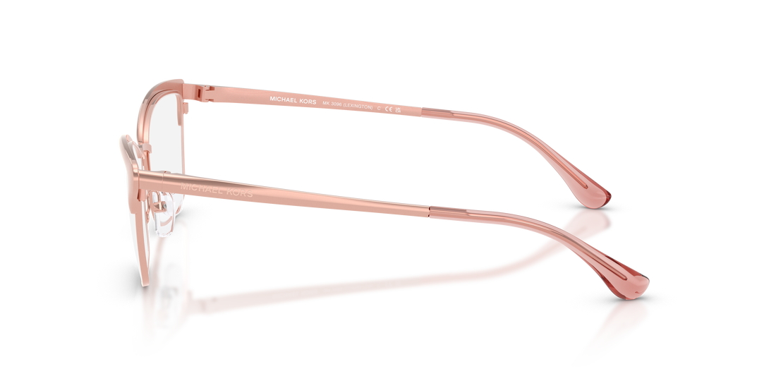 Gafas graduadas michael kors mk3096 lexington 1108 dorado square femenino talla 52mm - Vista de detalle