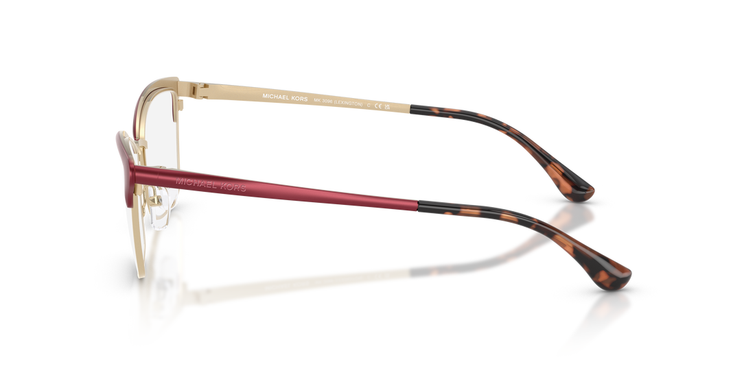 Gafas graduadas michael kors mk3096 lexington 1904 violeta square femenino talla 52mm - Vista de detalle
