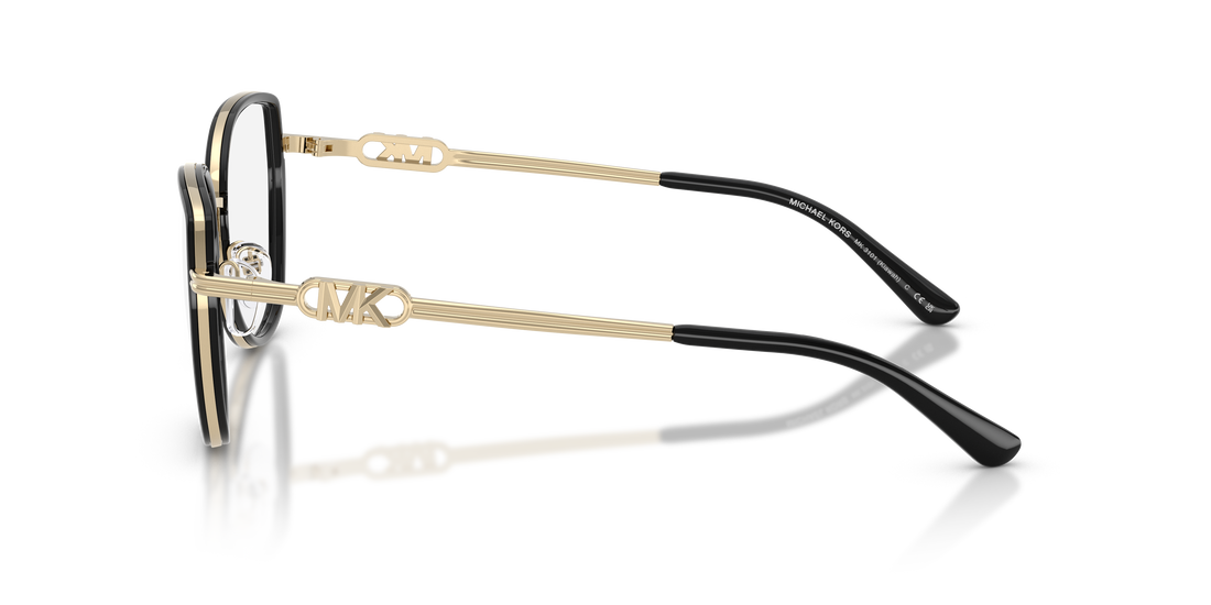 Gafas graduadas michael kors mk3101 kiawah 3005 negro round femenino talla 53mm - Vista de detalle