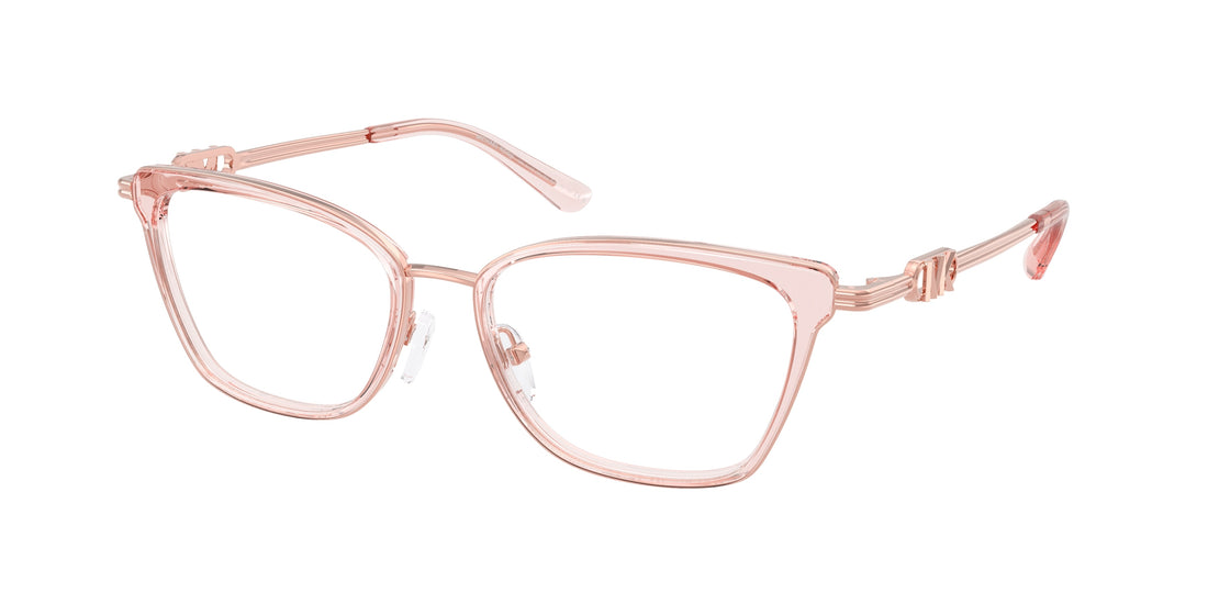 Gafas graduadas michael kors mk3102 myrtle beach 3101 rosa rectangular femenino talla 54mm - Vista principal