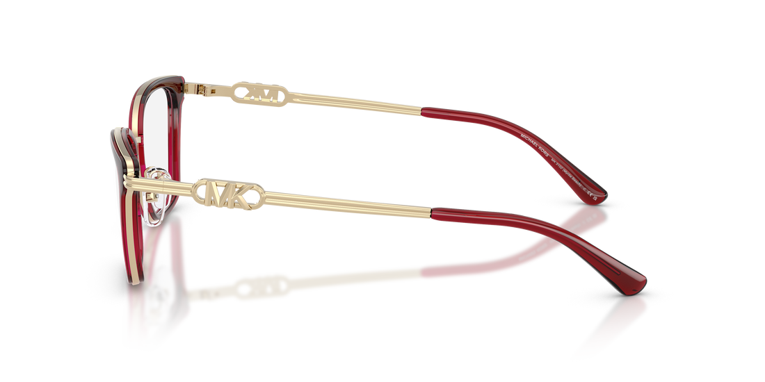 Gafas graduadas michael kors mk3102 myrtle beach 3949 marron rectangular femenino talla 49mm - Vista de detalle