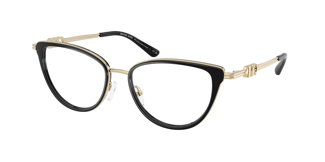 Gafas graduadas michael kors mk3103 hilton head 3005 negro cat eye femenino talla 53mm - Vista principal