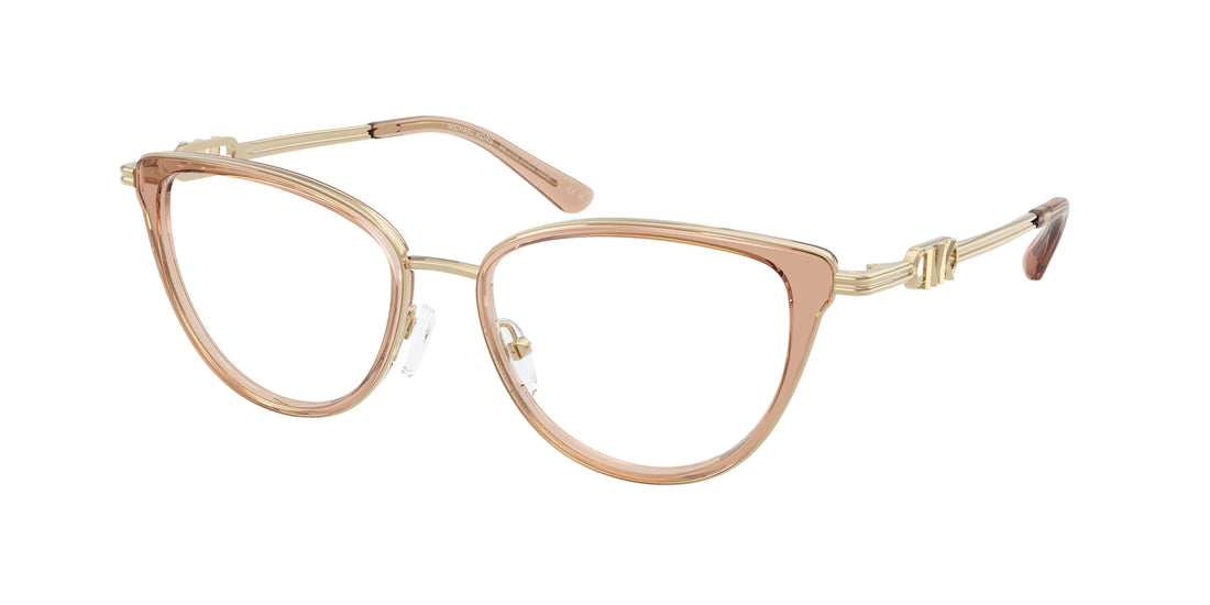 Occhiali da vista michael kors mk3103 hilton head 4051 marron cat eye femenino taglia 53mm - Vista principale
