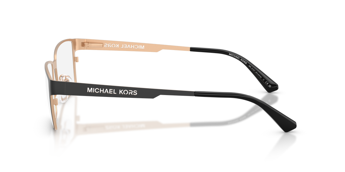 Occhiali da vista michael kors mk3107 arusha 1005 negro rectangular masculino taglia 54mm - Vista dettagliata