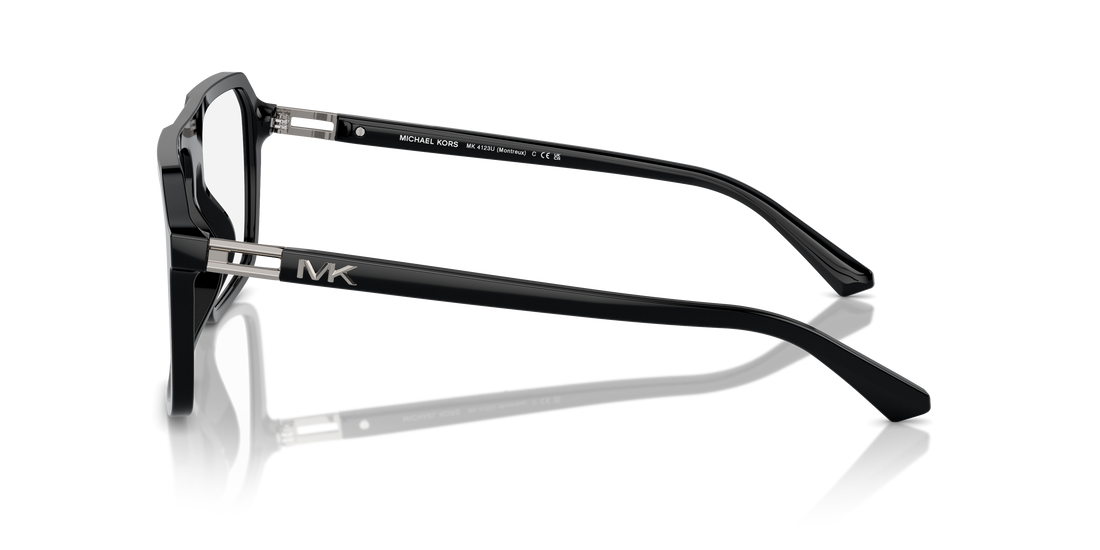 Lunettes de vue michael kors mk4123u montreux 3005 negro square masculino taille 57mm - Vue détaillée