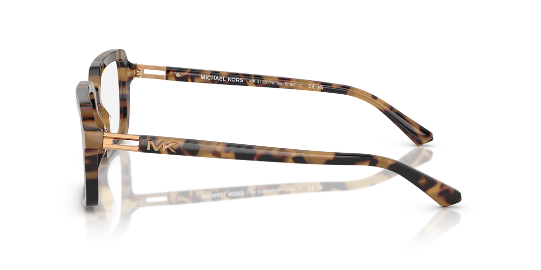 Lunettes de vue michael kors mk4130 yellowstone 4006 carey rectangular masculino taille 55mm - Vue détaillée