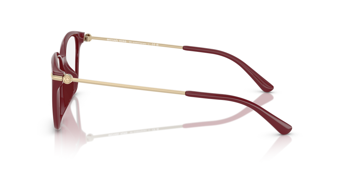 Lunettes de vue michael kors mk4133d hainan 4004 rojo rectangular femenino taille 54mm - Vue détaillée