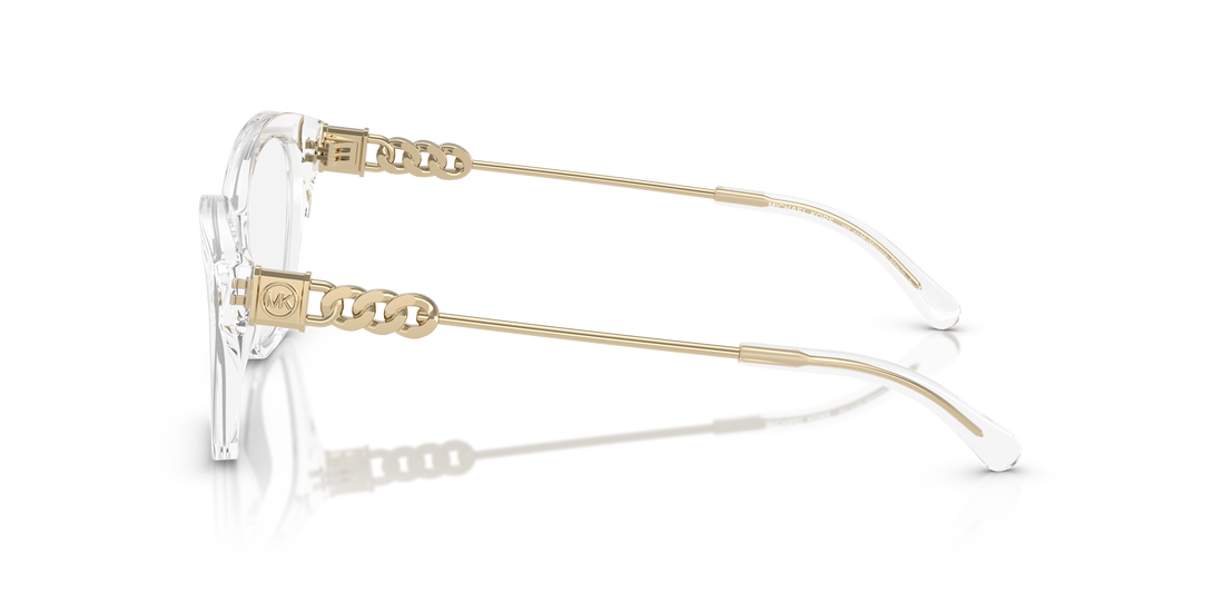 Lunettes de vue michael kors mk4136 makena beach 3015 transparente square femenina taille 52mm - Vue détaillée