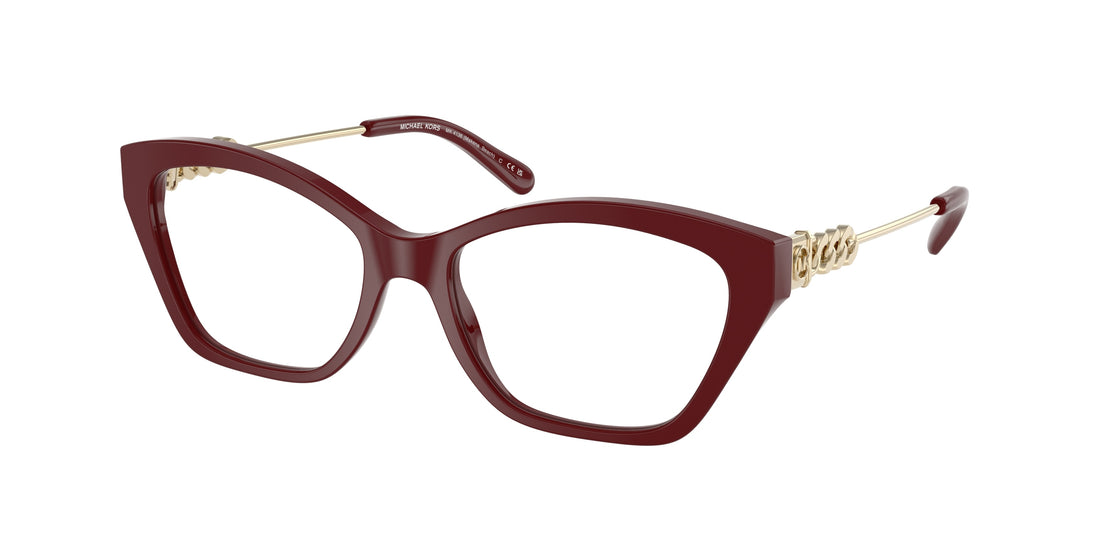 Lunettes de vue michael kors mk4136 makena beach 4004 rojo square femenina taille 54mm - Vue principale