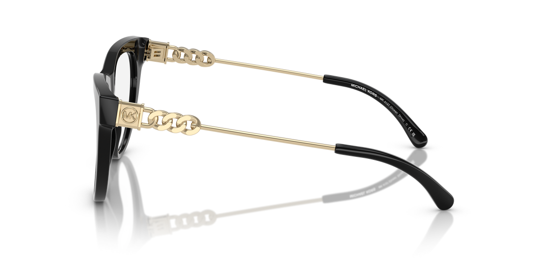 Lunettes de vue michael kors mk4137 ocean drive 3005 negro cat eye femenino taille 52mm - Vue détaillée