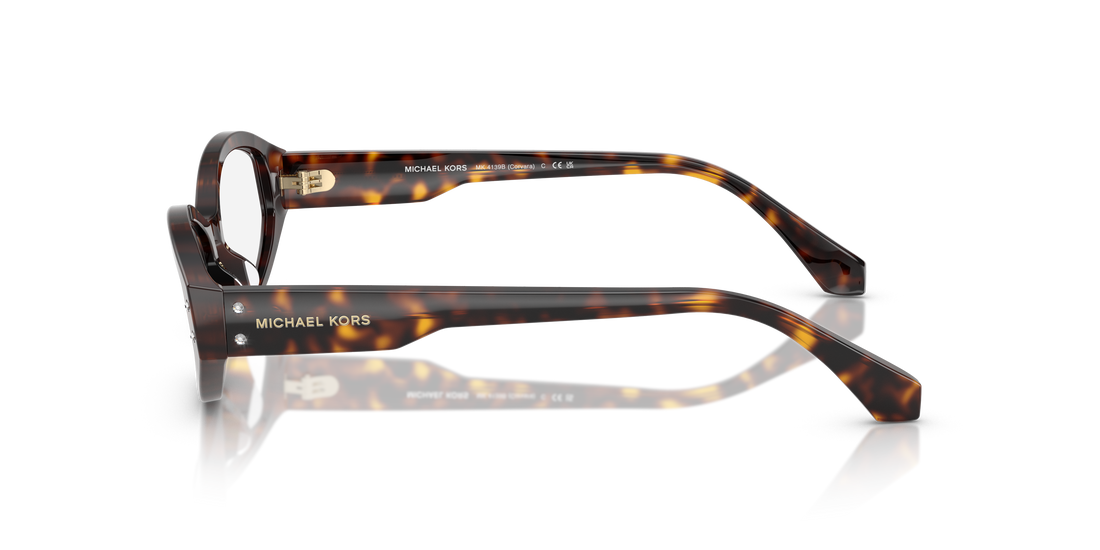 Lunettes de vue michael kors mk4139b corvara 3006 carey oval femenino taille 54mm - Vue détaillée