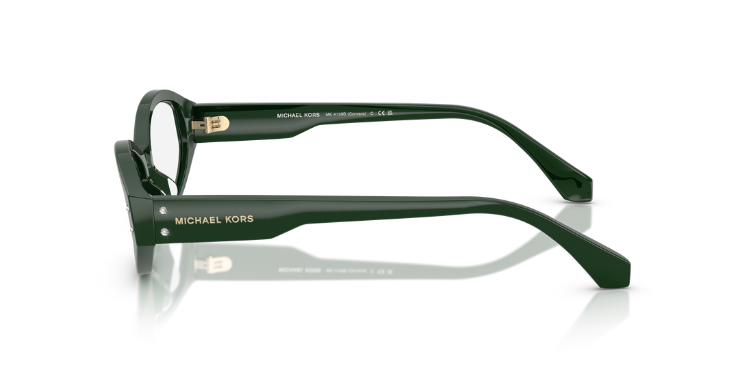 Lunettes de vue michael kors mk4139b corvara 4006 verde oval femenino taille 54mm - Vue détaillée