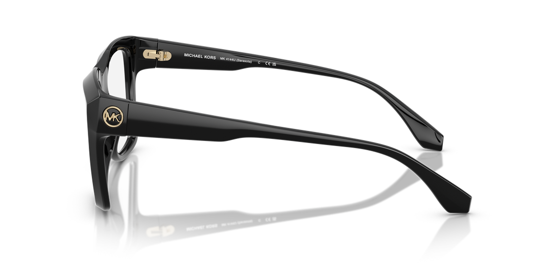 Lunettes de vue michael kors mk4144u sarasota 3005 negro square femenino taille 53mm - Vue détaillée