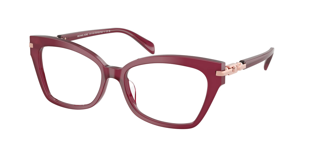 Brillen michael kors mk4146u montego bay 4018 rojo cat eye femenino größe 56mm - Hauptansicht