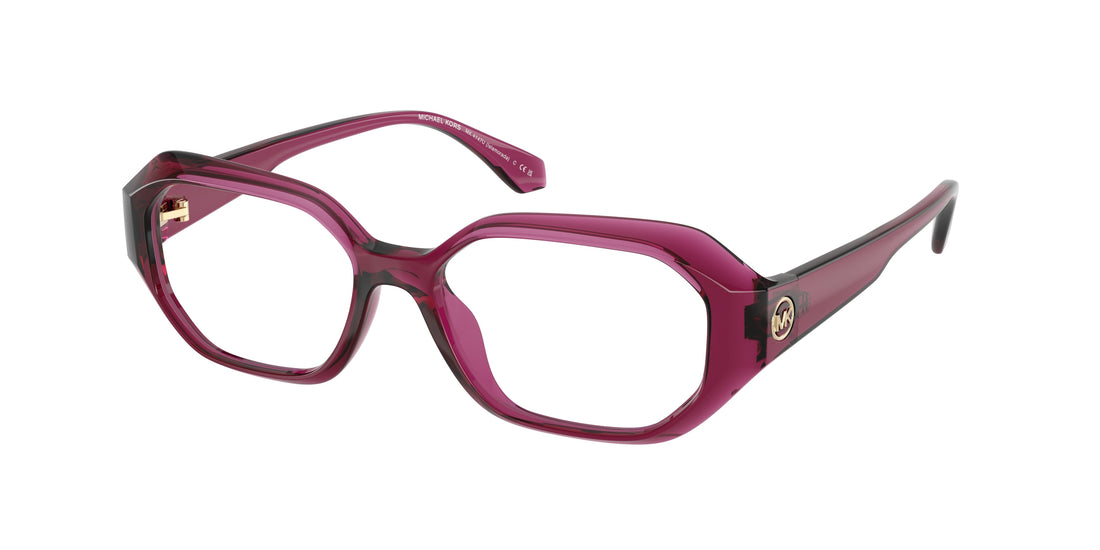 Lunettes de vue michael kors mk4147u islamorada 4020 rosa irregular femenino taille 52mm - Vue principale