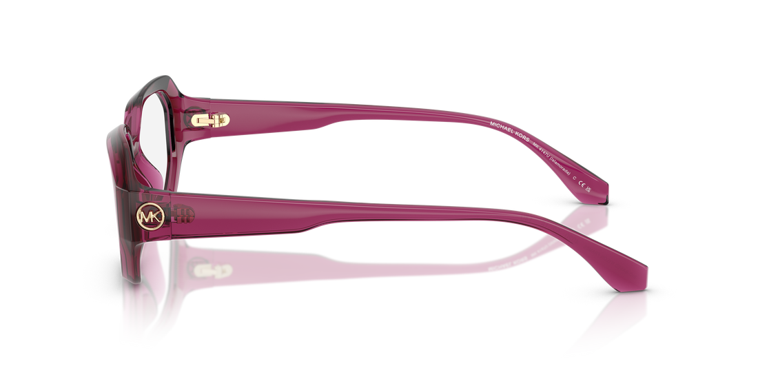 Lunettes de vue michael kors mk4147u islamorada 4020 rosa irregular femenino taille 52mm - Vue détaillée