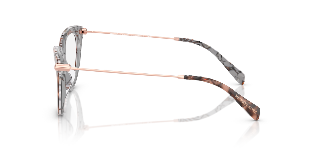 Lunettes de vue michael kors mk4151u windham 4017 havana cat eye femenino taille 53mm - Vue détaillée