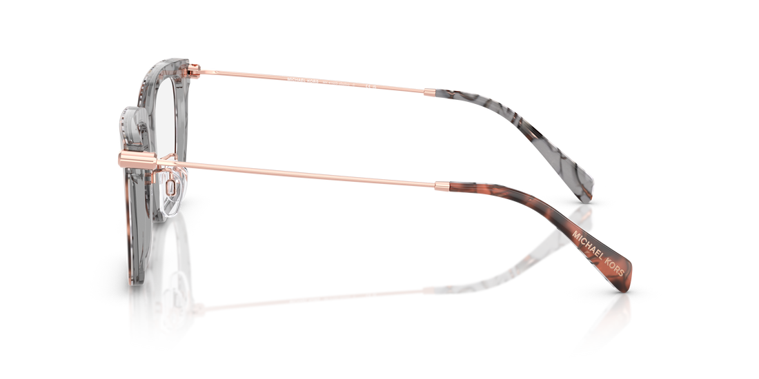 Gafas graduadas michael kors mk4152d guilin 4017 havana square femenino talla 54mm - Vista de detalle