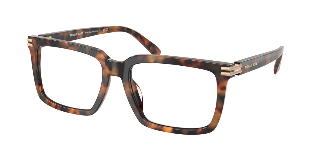 Lunettes de vue michael kors mk4155u bayshore 3904 havana square masculino taille 57mm - Vue principale