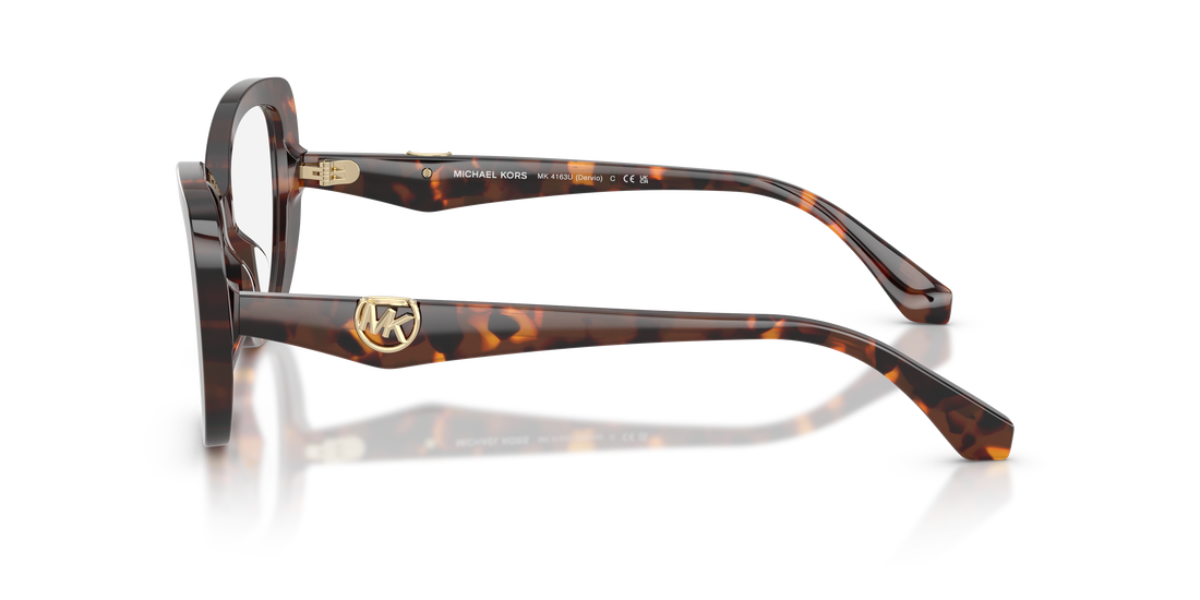 Gafas graduadas michael kors mk4163u dervio 4031 havana butterfly femenino talla 54mm - Vista de detalle