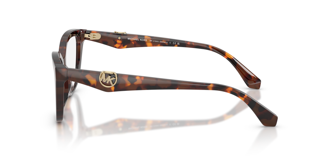 Gafas graduadas michael kors mk4164u bellano 4031 havana cat eye femenino talla 52mm - Vista de detalle