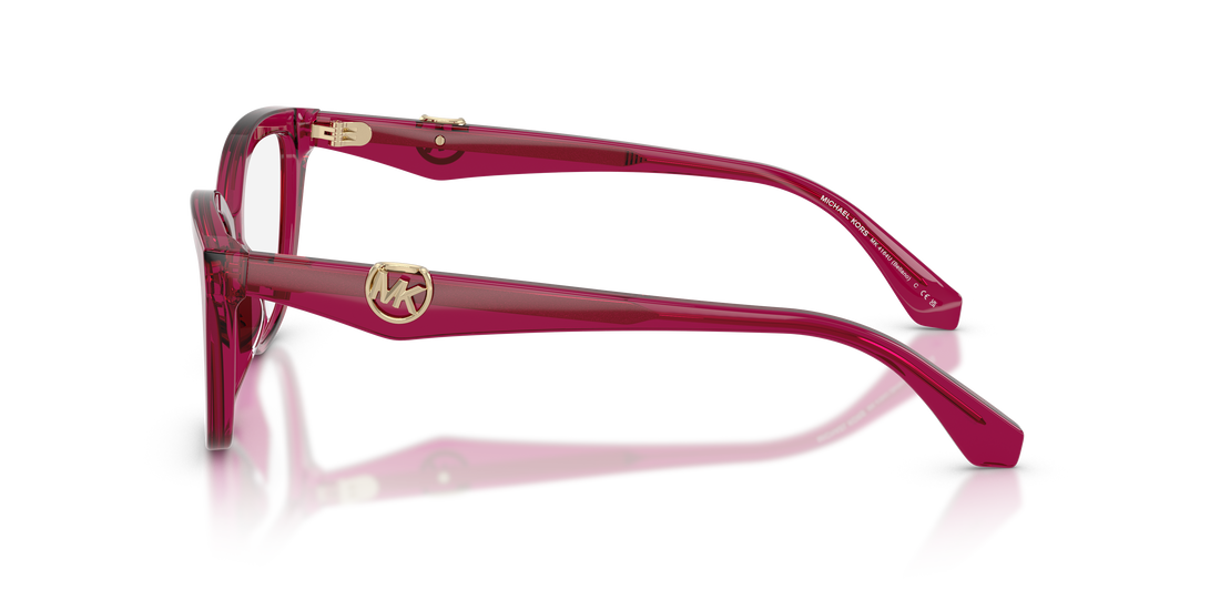 Gafas graduadas michael kors mk4164u bellano 4032 violeta cat eye femenino talla 52mm - Vista de detalle