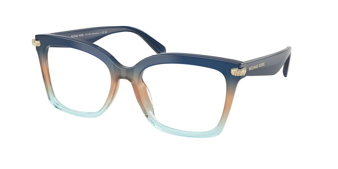 Gafas graduadas michael kors mk4166u greenville 4037 azul square femenino talla 53mm - Vista principal