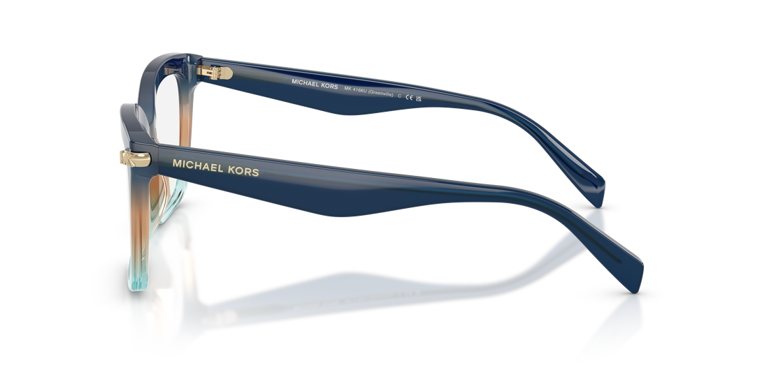 Gafas graduadas michael kors mk4166u greenville 4037 azul square femenino talla 53mm - Vista de detalle