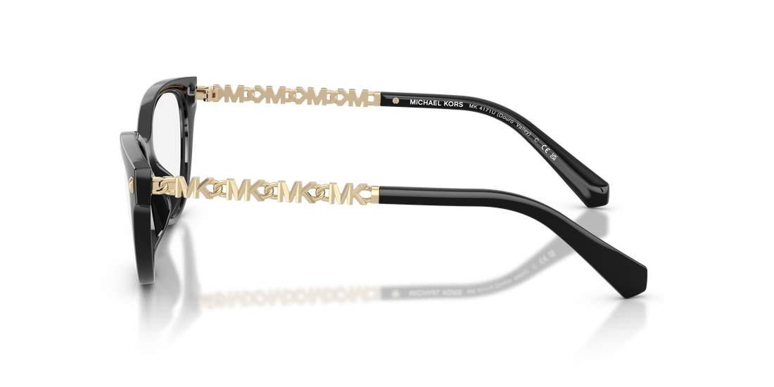 Occhiali da vista michael kors mk4171u douro valley 3005 negro cat eye femenino taglia 54mm - Vista dettagliata