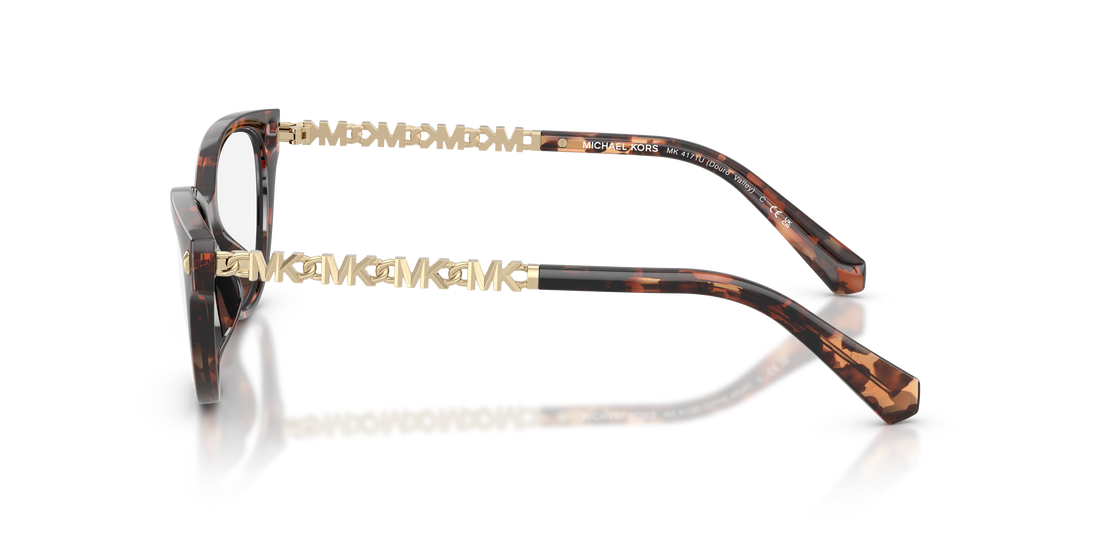 Occhiali da vista michael kors mk4171u douro valley 3006 havana cat eye femenino taglia 49mm - Vista dettagliata