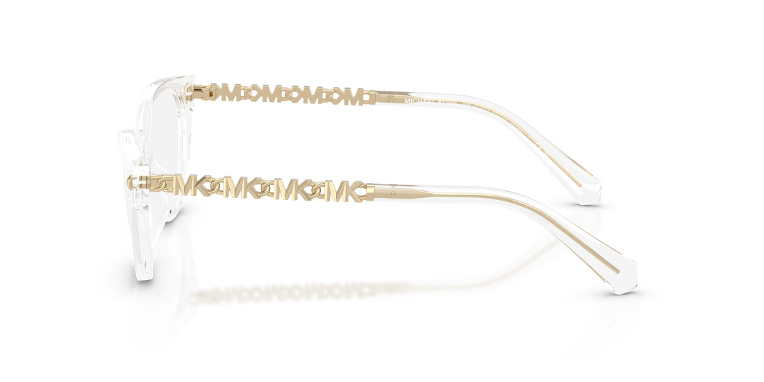 Occhiali da vista michael kors mk4171u douro valley 3015 transparente cat eye femenino taglia 49mm - Vista dettagliata