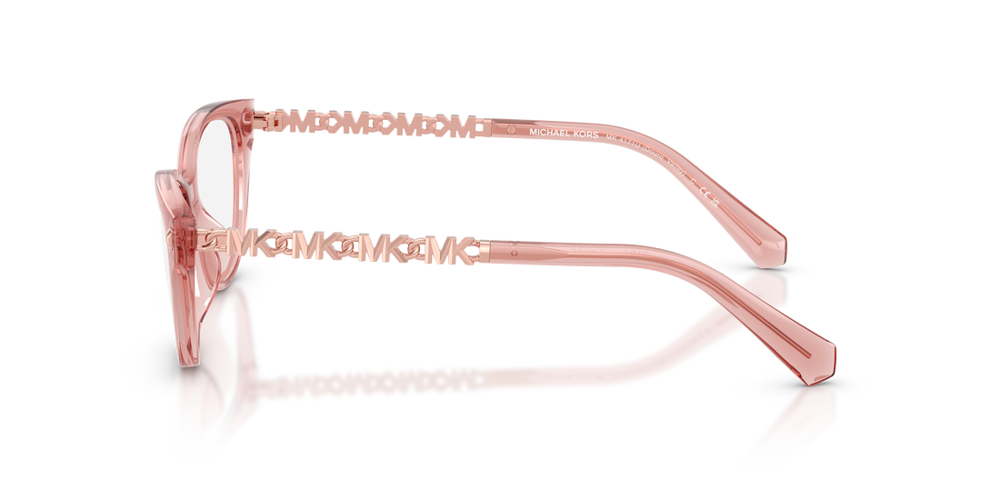 Occhiali da vista michael kors mk4171u douro valley 3101 rosa cat eye femenino taglia 49mm - Vista dettagliata