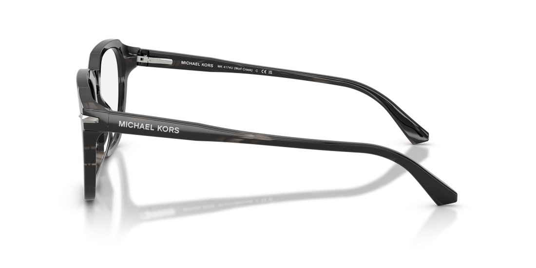Occhiali da vista michael kors mk4174u wolf creek 4034 negro square masculino taglia 54mm - Vista dettagliata