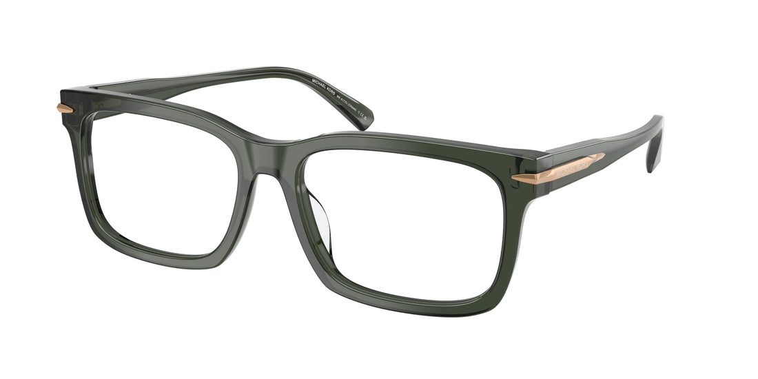 Occhiali da vista michael kors mk4177u ottawa 3961 verde rectangular masculino taglia 55mm - Vista principale