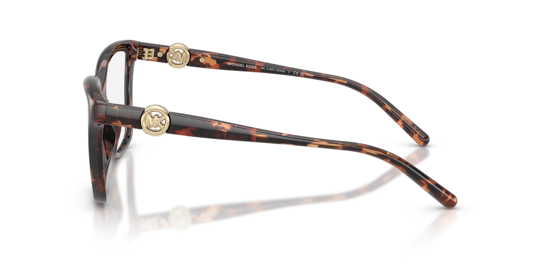 Gafas graduadas michael kors mk4180u kobe 4031 havana square femenino talla 49mm - Vista de detalle