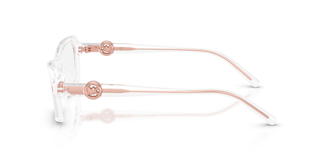 Gafas graduadas michael kors mk4182u hakone 3015 transparente round femenino talla 54mm - Vista de detalle