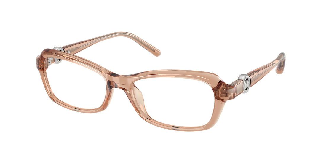 Gafas graduadas michael kors mk4182u hakone 4051 marron round femenino talla 54mm - Vista principal