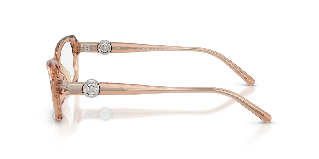 Gafas graduadas michael kors mk4182u hakone 4051 marron round femenino talla 54mm - Vista de detalle