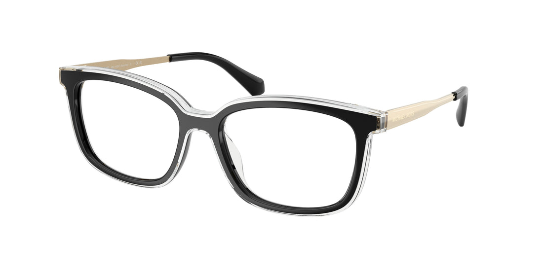 Gafas graduadas michael kors mk4183u asturias 3005 negro square femenino talla 51mm - Vista principal