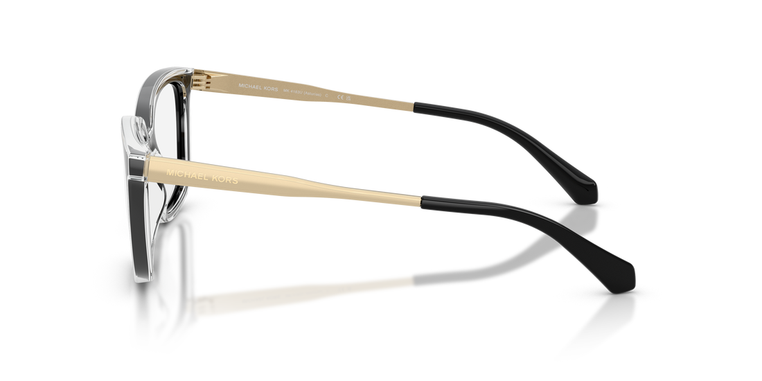 Gafas graduadas michael kors mk4183u asturias 3005 negro square femenino talla 53mm - Vista de detalle