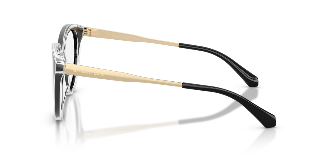 Gafas graduadas michael kors mk4184u sitges 3005 negro round femenino talla 51mm - Vista de detalle