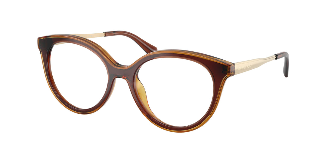 Gafas graduadas michael kors mk4184u sitges 3113 marron round femenino talla 51mm - Vista principal