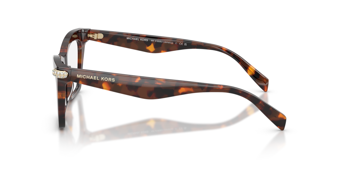 Gafas graduadas michael kors mk4185bu jamaica 4031 havana cat eye femenino talla 52mm - Vista de detalle