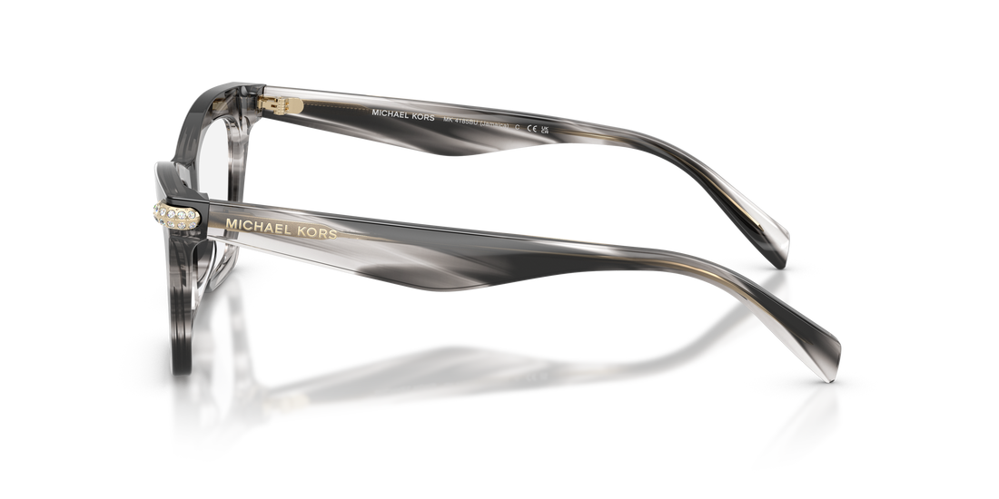Gafas graduadas michael kors mk4185bu jamaica 4034 negro cat eye femenino talla 52mm - Vista de detalle