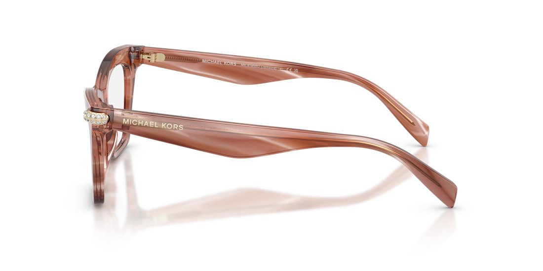 Gafas graduadas michael kors mk4185bu jamaica 4056 rosa cat eye femenino talla 52mm - Vista de detalle