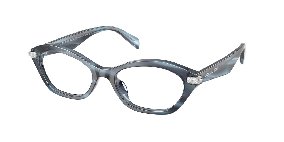 Gafas graduadas michael kors mk4186bu saint lucia 4054 azul oval femenino talla 52mm - Vista principal