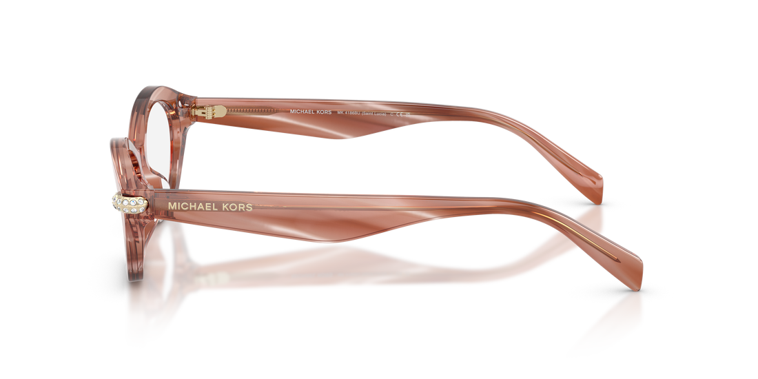 Gafas graduadas michael kors mk4186bu saint lucia 4056 rosa oval femenino talla 52mm - Vista de detalle